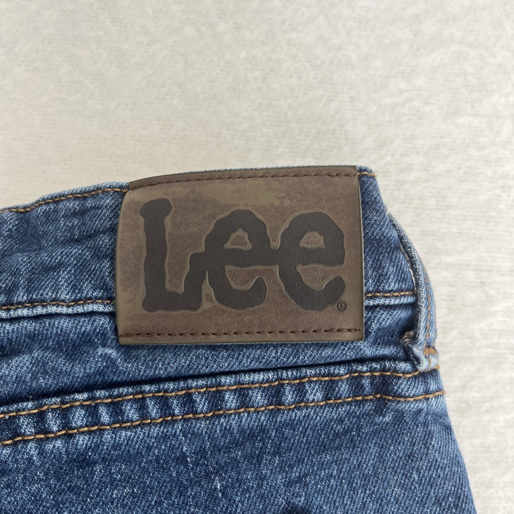 VTG Lee Jeans Relaxed Fit Mens 42x30 Blue Denim Pants Casual - Picture 8 of 15